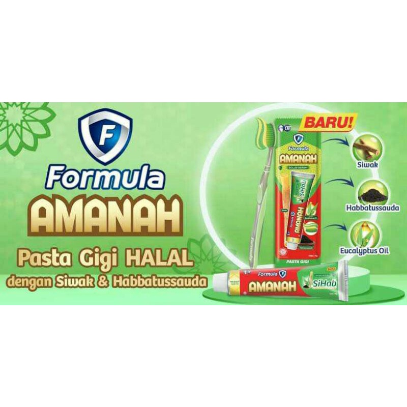 Pasta Gigi Formula Amanah (Renceng)