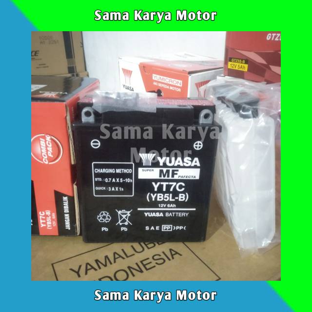 CU06 aki yuasa YT7C / aki kering YT7C / aki yuasa YT7C / aki yuasa / aki motor / aki kering / accu