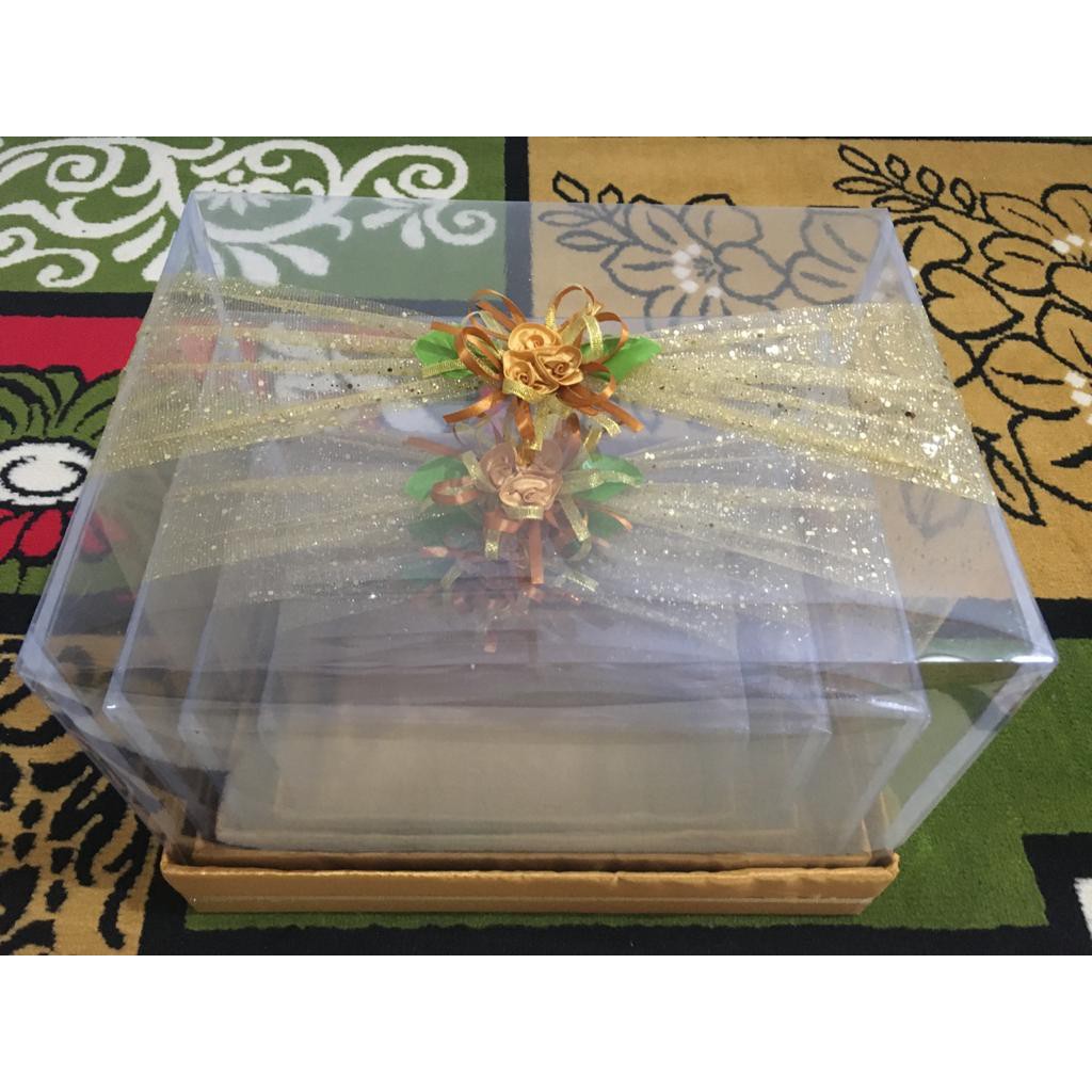 Tempat Hantaran Mika Tinggi 1 set isi 4 pcs flash sale murah diskon