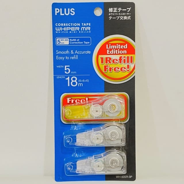 

Unik Correction Tape Plus Refill Wh-605R-3P Terlaris