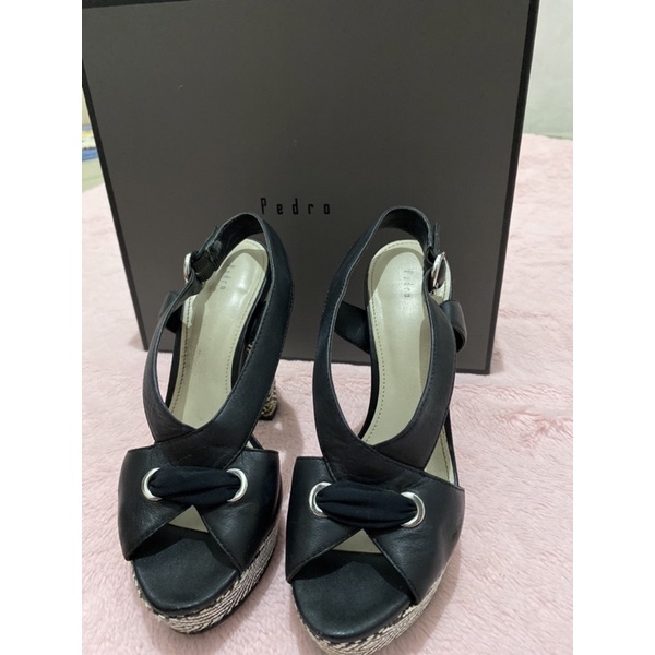PEDRO HEELS SHOES SEPATU SIZE 37 ORIGINAL COUNTER