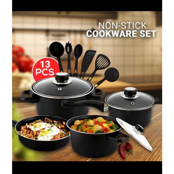 Panci Set 13 pcs Cookware Set By Orange