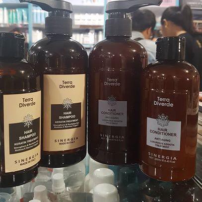 Special Price SINERGIA Terra Diverde Hair Shampoo Keratin treatment 500ml shampo sampo rambut rusak
