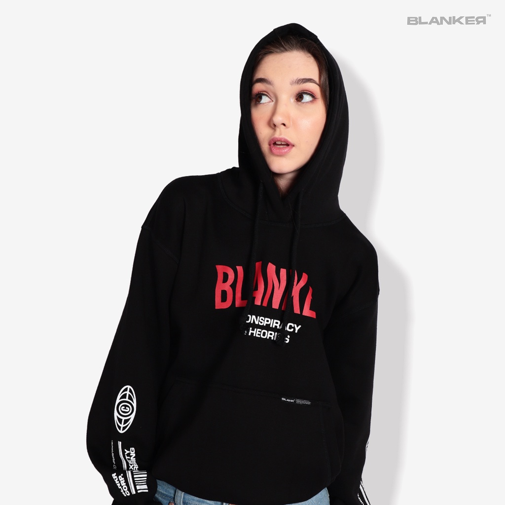 Blanker Sweater / Hoodie Conspiracy Theories / Sablon Plastisol