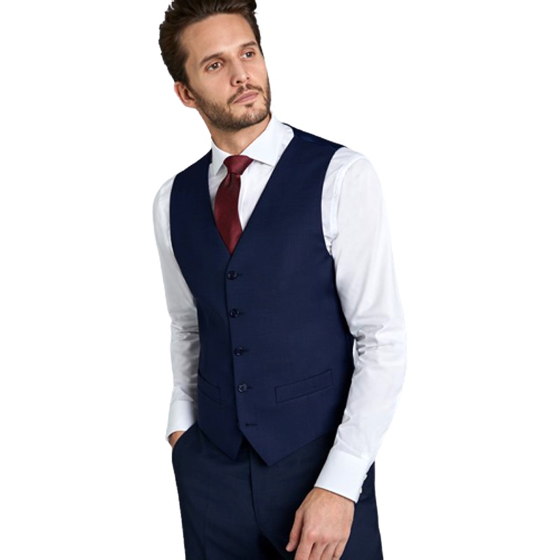 Mens Formal Vest - Rompi Formal Katun Banyak Pilihan Warna - ROM (COMB)