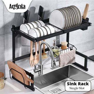  Rak  Piring  Wastafel G01 G05 Stainless Drain Rack Baja  Anti  