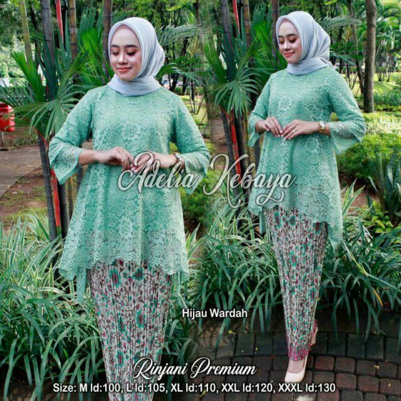 Kebaya Jumbo ld 130/Kebaya modern/Kebaya brokat Rinjani/Baju Kebaya/Kebaya pesta-Wardah