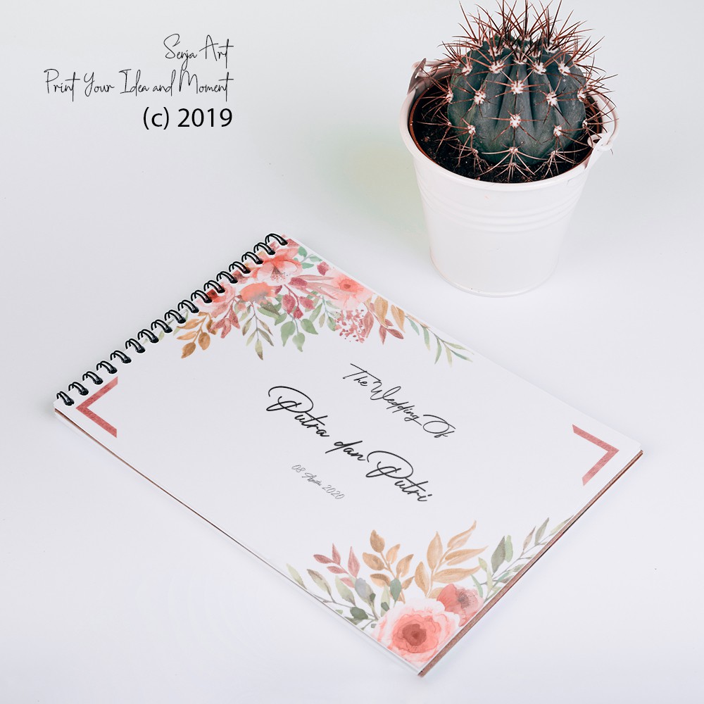 

Buku Tamu Pernikahan Free Custom Desain