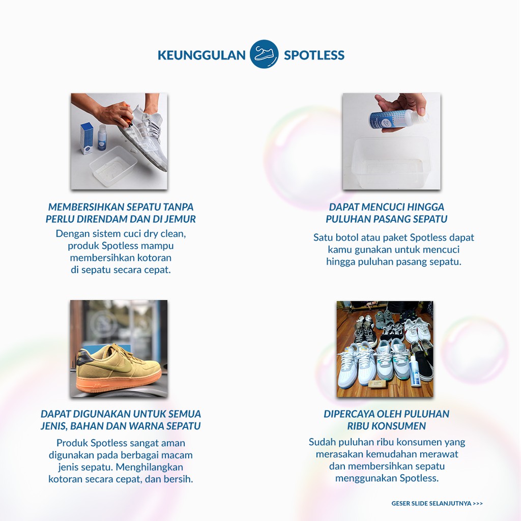 Spotless Shoe Cleaner Starter Kit - Paket Lengkap Sabun Cuci Pembersih Sepatu Kotor-3