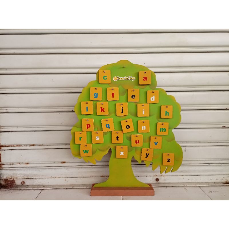 Mainan Edukasi Anak Pohon Huruf
