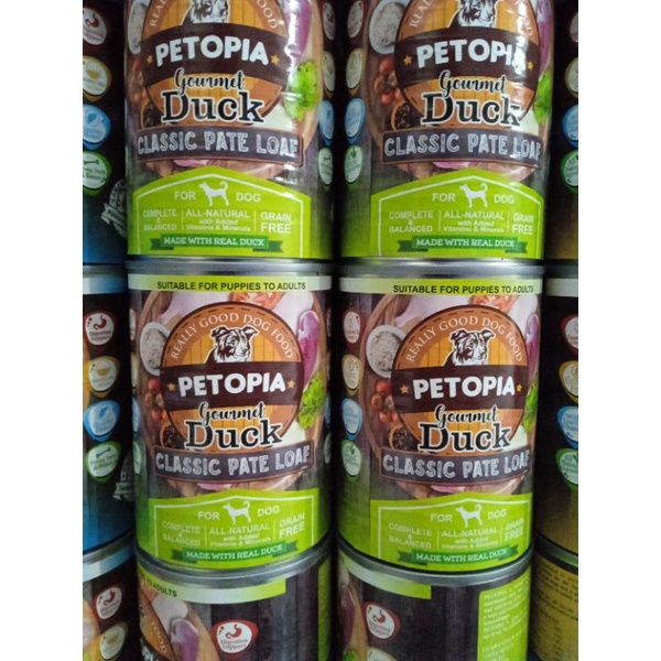 makanan anjing petopia Duck 380gr dog food