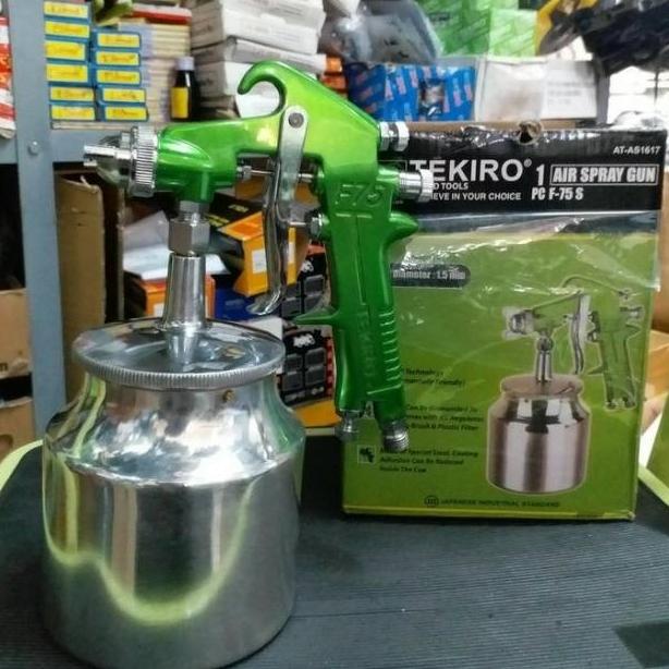 SPRAY GUN TEKIRO F 75 S TEKIRO SPRAY GUN TABUNG BAWAH Termurah