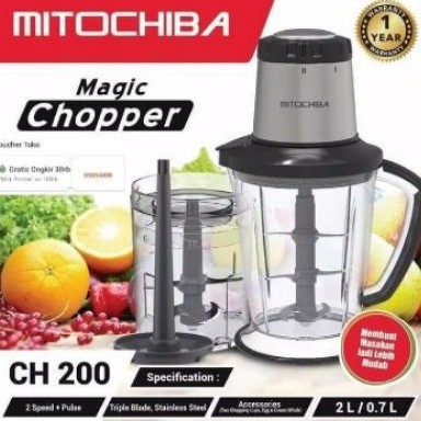 FOOD CHOPPER BLENDER MITOCHIBA MITO CH200 CH 200 GARANSI RESMI