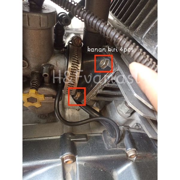 Set Baut Intek RX KING Probolt Original Stainless Thailand