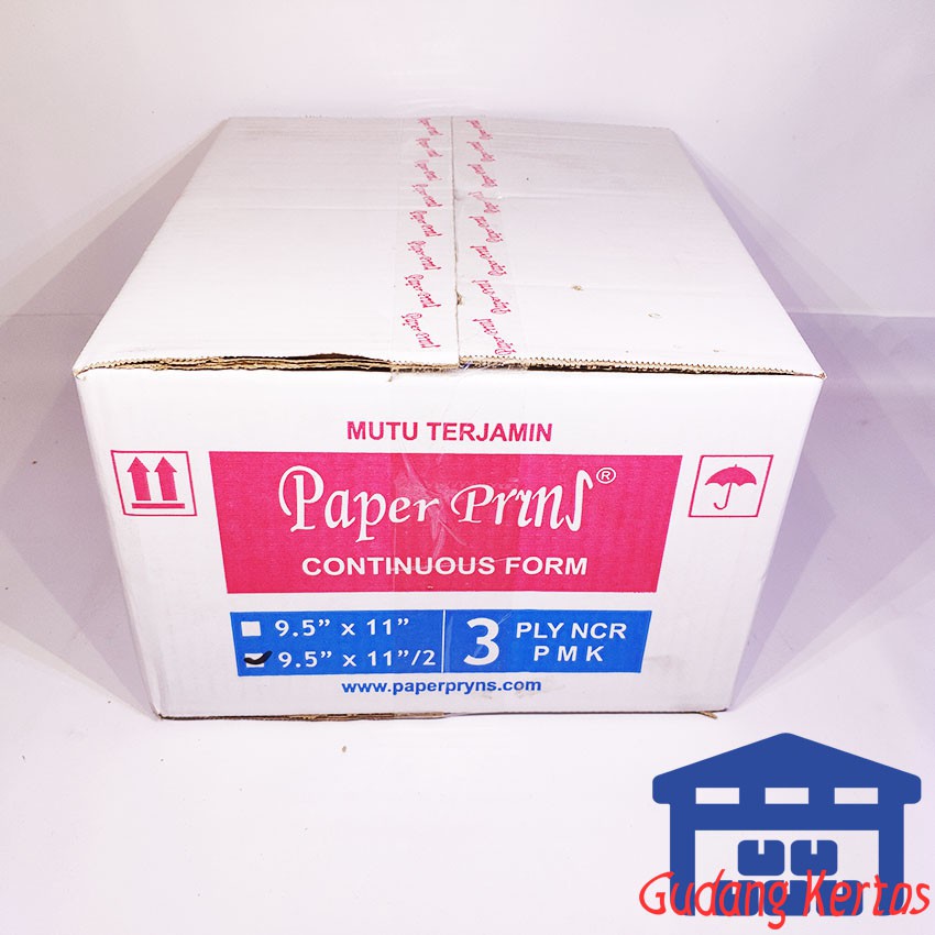 

Promo CONTINUOUS FORM 91/2 X 11/2 3PLY PAPERPRYNS (BAGI 2)