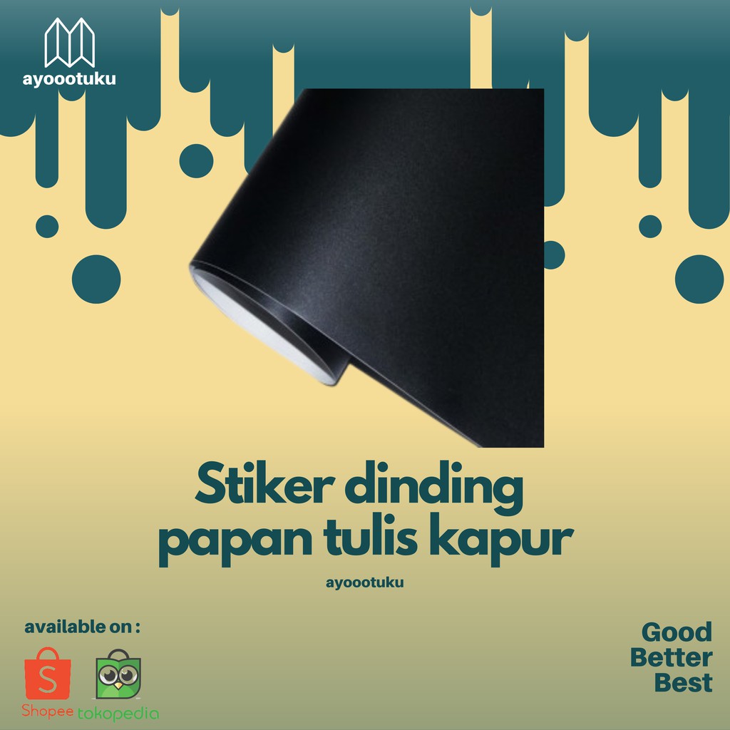 

Stiker Dinding Papan Tulis Kapur 200 x 45