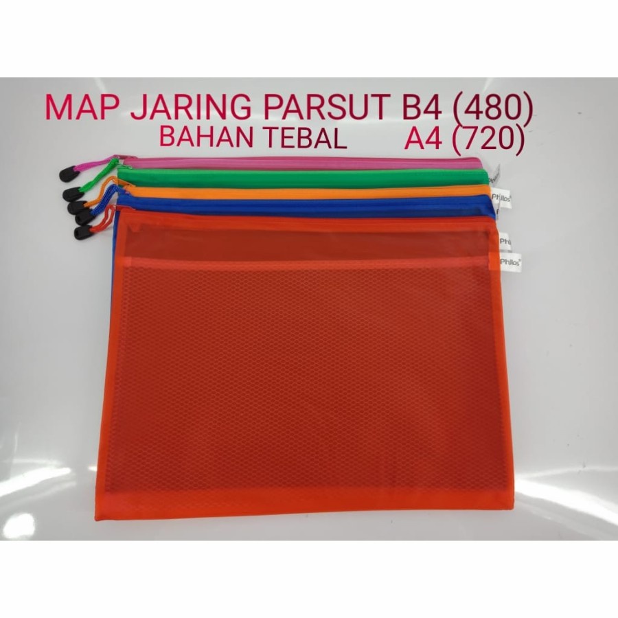 

Map Parasut Philos / Map Jaring / Map Parasut Resleting / Map Buku
