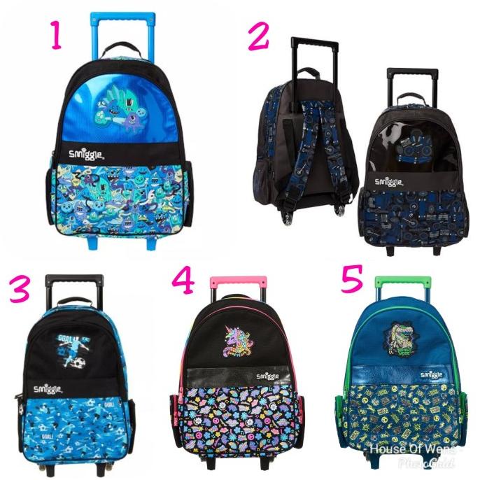 SMIGGLE BACKPACK TROLLEY - TAS TROLLEY SMIGGLE Termurah