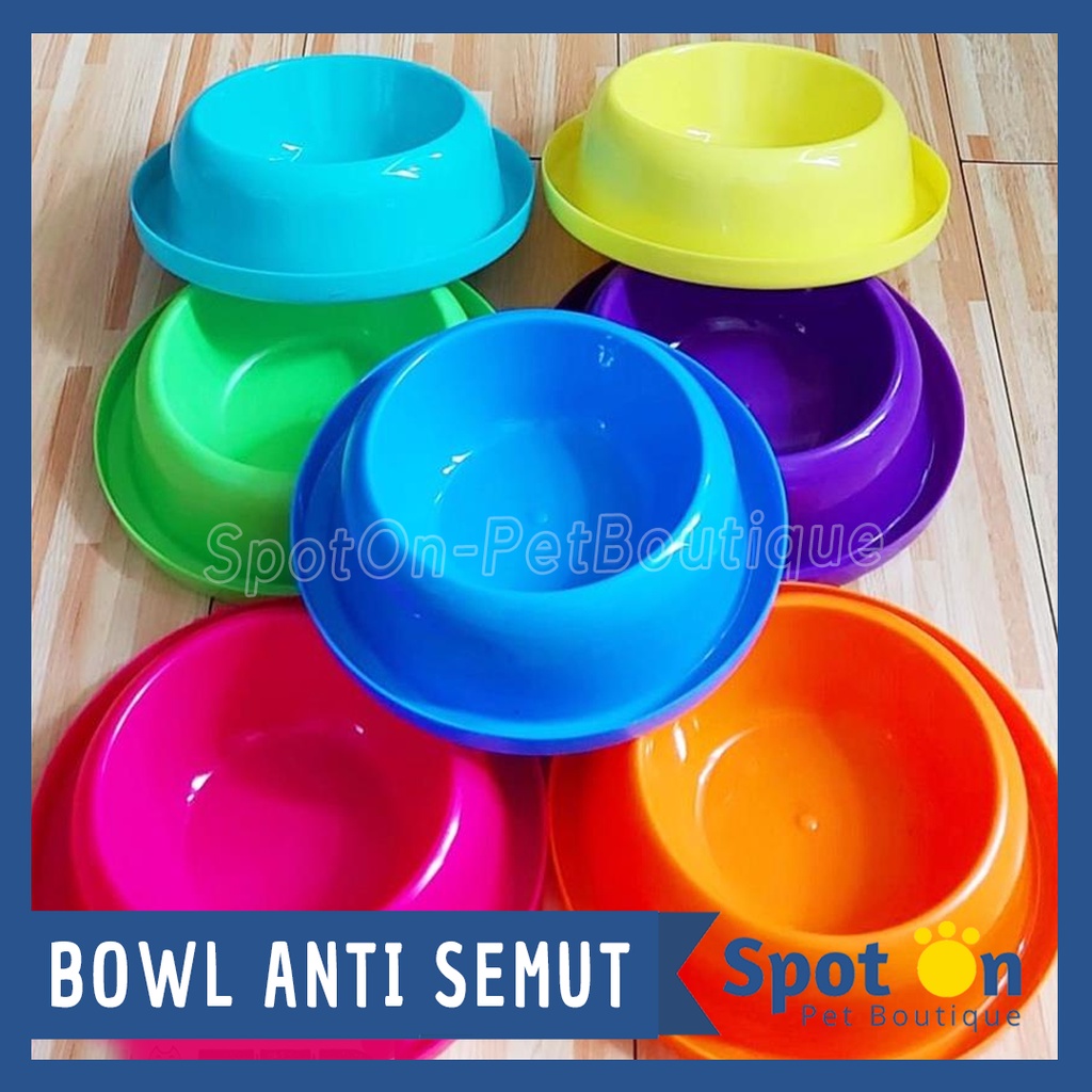 Tempat Makan Kucing &amp; Anjing Anti Semut | Tempat Makan Anti Semut Single | Pet Bowl