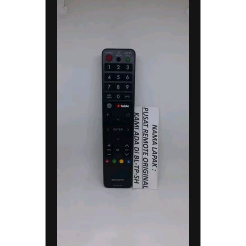 REMOTE REMOT SMART TV SHARP 4K UHD ORIGINAL ASLI