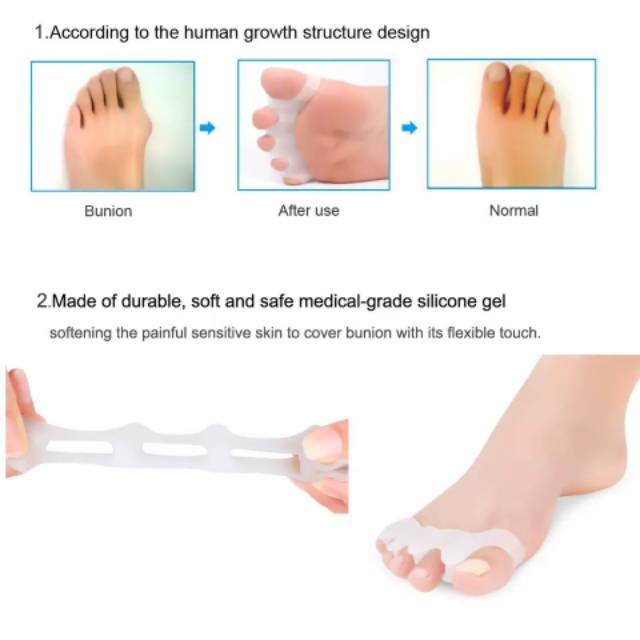 TOE SEPARATOR - SILIKON 5 JARI SILICONE HALLUX VALGUS