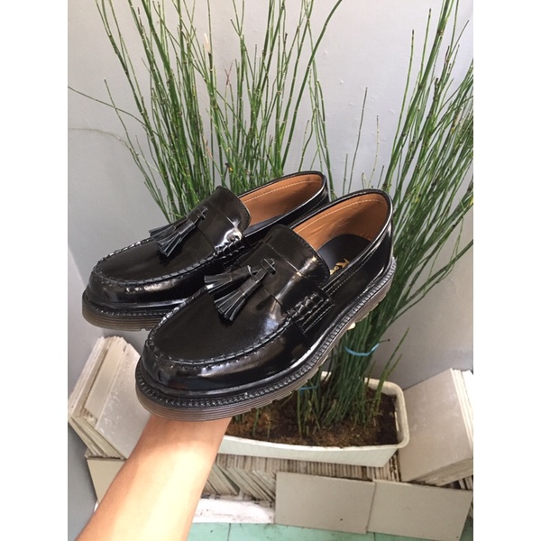 RAJIB - sepatu Loafers tassel kulit asli sapi