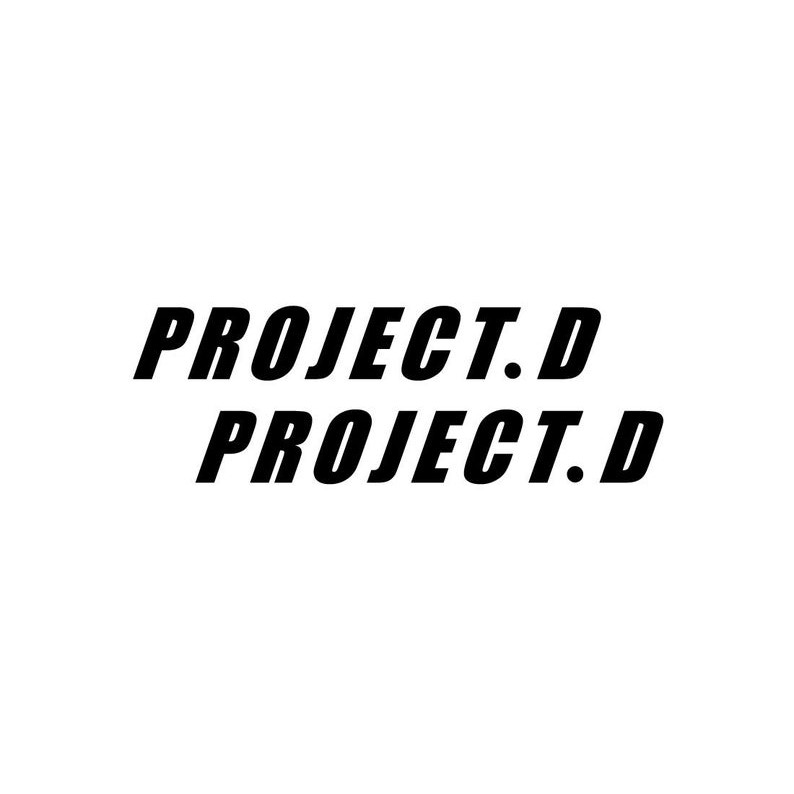 STIKER JDM PROJECT INITIAL D STICKER DECAL