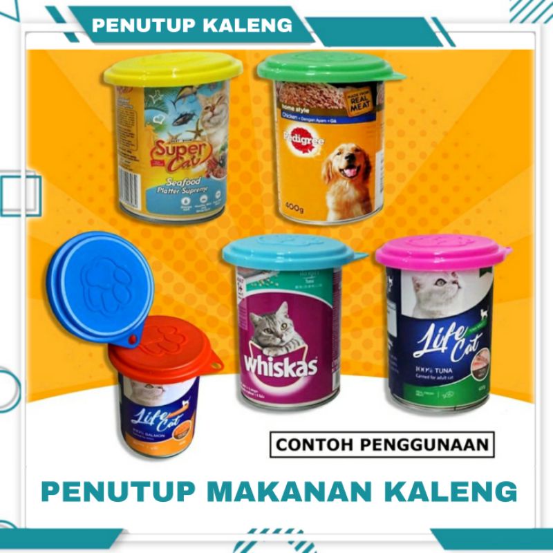 PENUTUP MAKANAN KALENG - Tutup Pakan Makanan Kaleng Kucing Anjing Penutup Makanan Kaleng