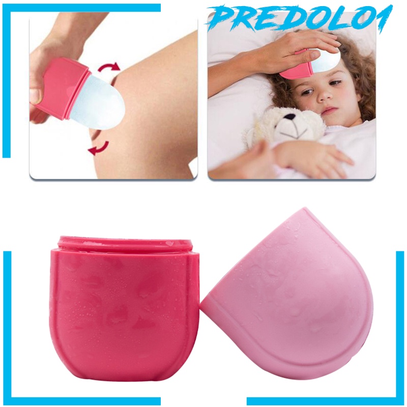 (Predolo1) 2pcs / Set Alat Pijat Roller Es Batu Untuk Relaksasi Otot
