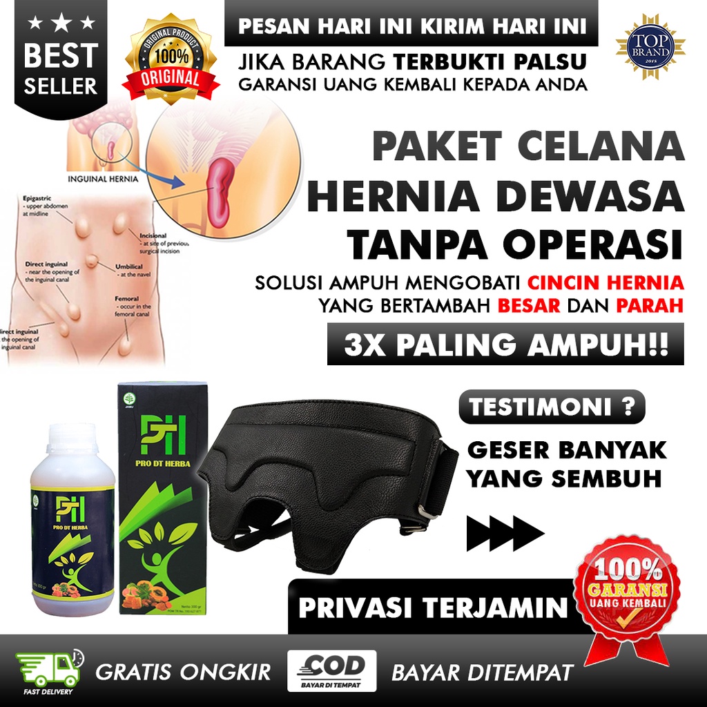 Celana Hernia - Celana Hernia Dewasa - Celana Dalem Olahraga - Celana Turun Berok - Celana Usus Turu