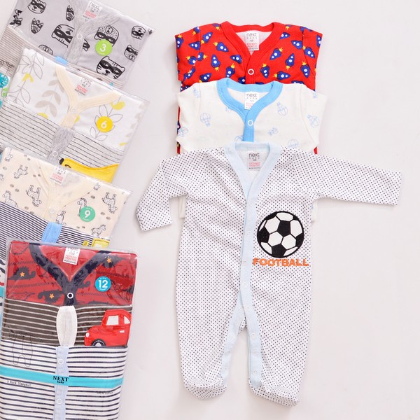 Sleepsuit Bayi Laki Laki - Pajamas Baby Premium Tutup Kaki isi 3Pc P010