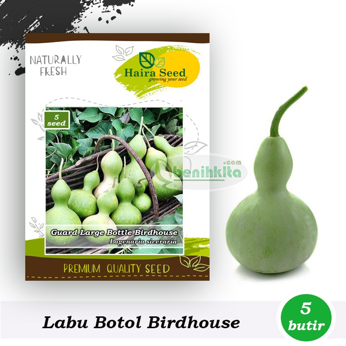 Benih-Bibit Labu Botol Birdhouse (Haira Seed)