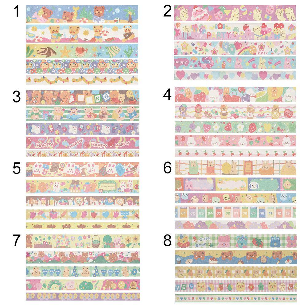 Kertas Nanas Roll Stationery Scrapbooking DIY Tape Perekat