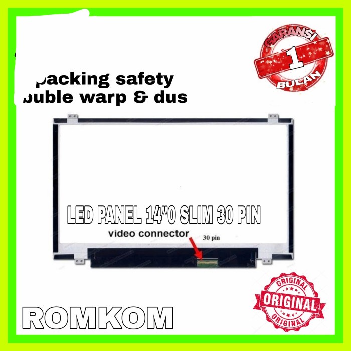 {laptopstore} LCD Acer Aspire ES14 ES1-431 ES1-432 LED 14.0 Slim 30 Pin Diskon