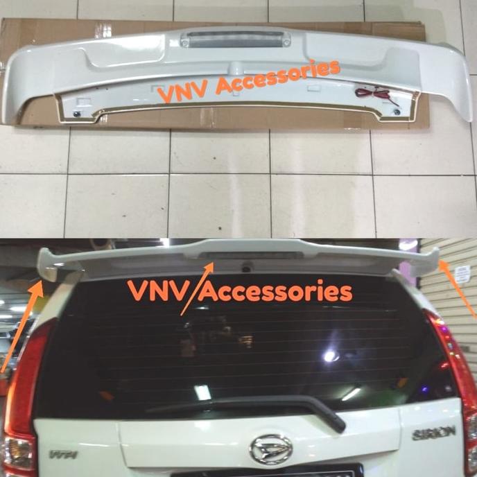 Spoiler sirion new taon 2012 model mugen ORI/Rear spoiler sirion 2012
