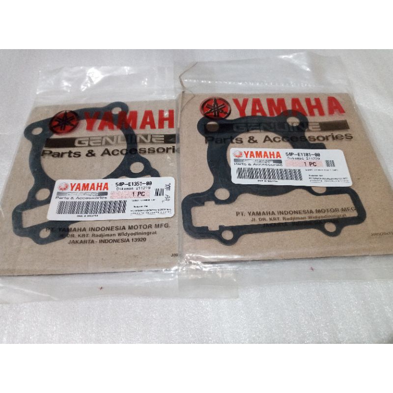 paking pak set gasket cylinder head mio j mio gt soul gt