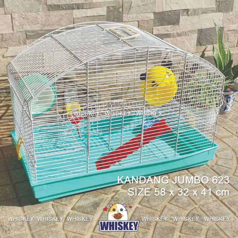 KANDANG HAMSTER JUMBO 623 FREE BUBLEWRAP DAN KARDUS