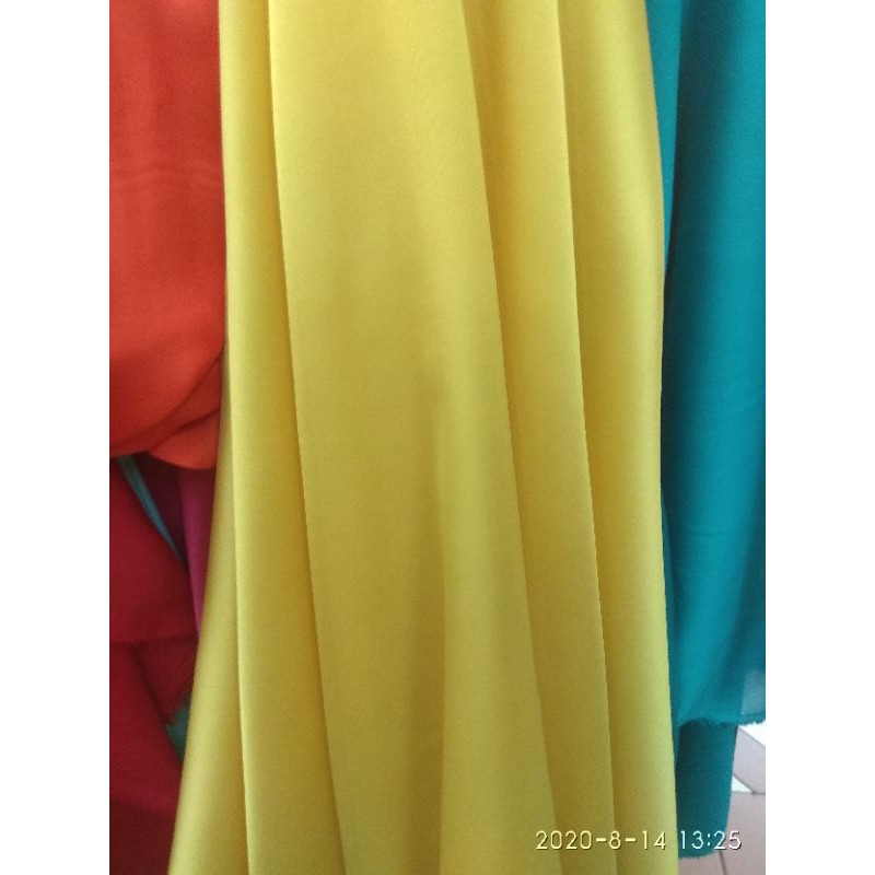 1 Meter KAIN SETA SILK / Kain Satin Seta Silk / Bahan Satin Seta Silk Sutra