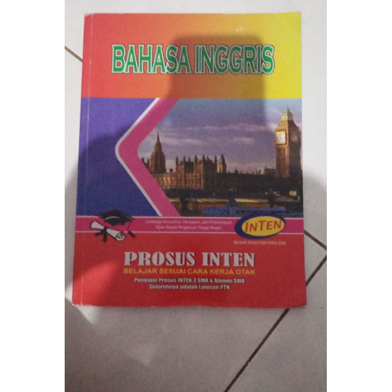 PRELOVED BUKU LATIHAN SOAL SBMPTN INTEN SAINTEK SOSHUM BAHASA INGGRIS