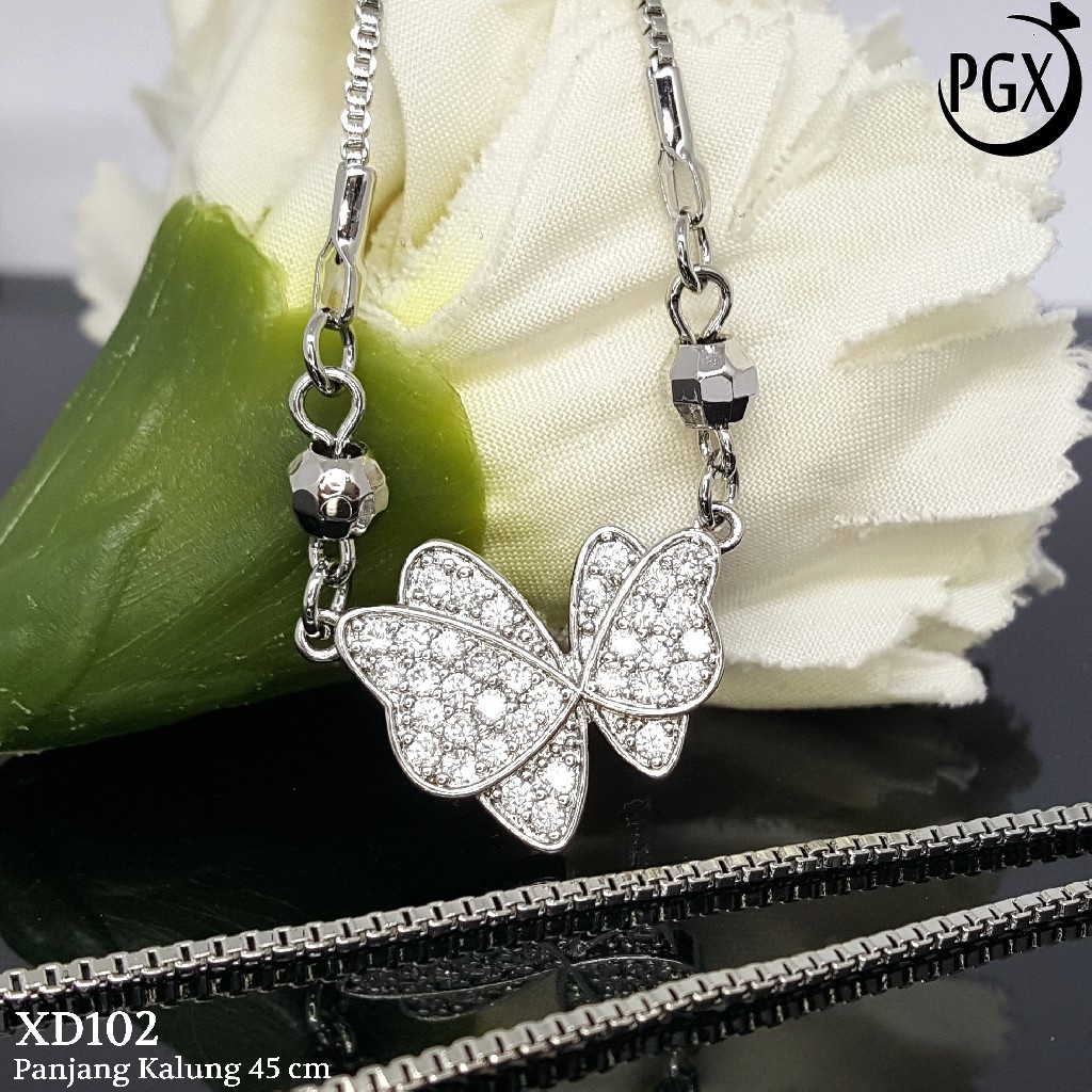 PGX Kalung Wanita Xuping Perhiasan Lapis Emas Aksesoris Fashion Premium - XD102