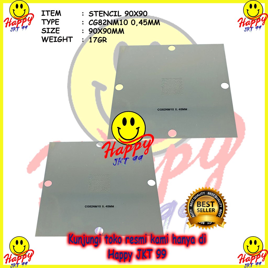 [ HAPPY JKT 99 ] STENCIL 90X90 CG82NM10 82NM10 NM10 SLGXX QMNJS CG82TPT