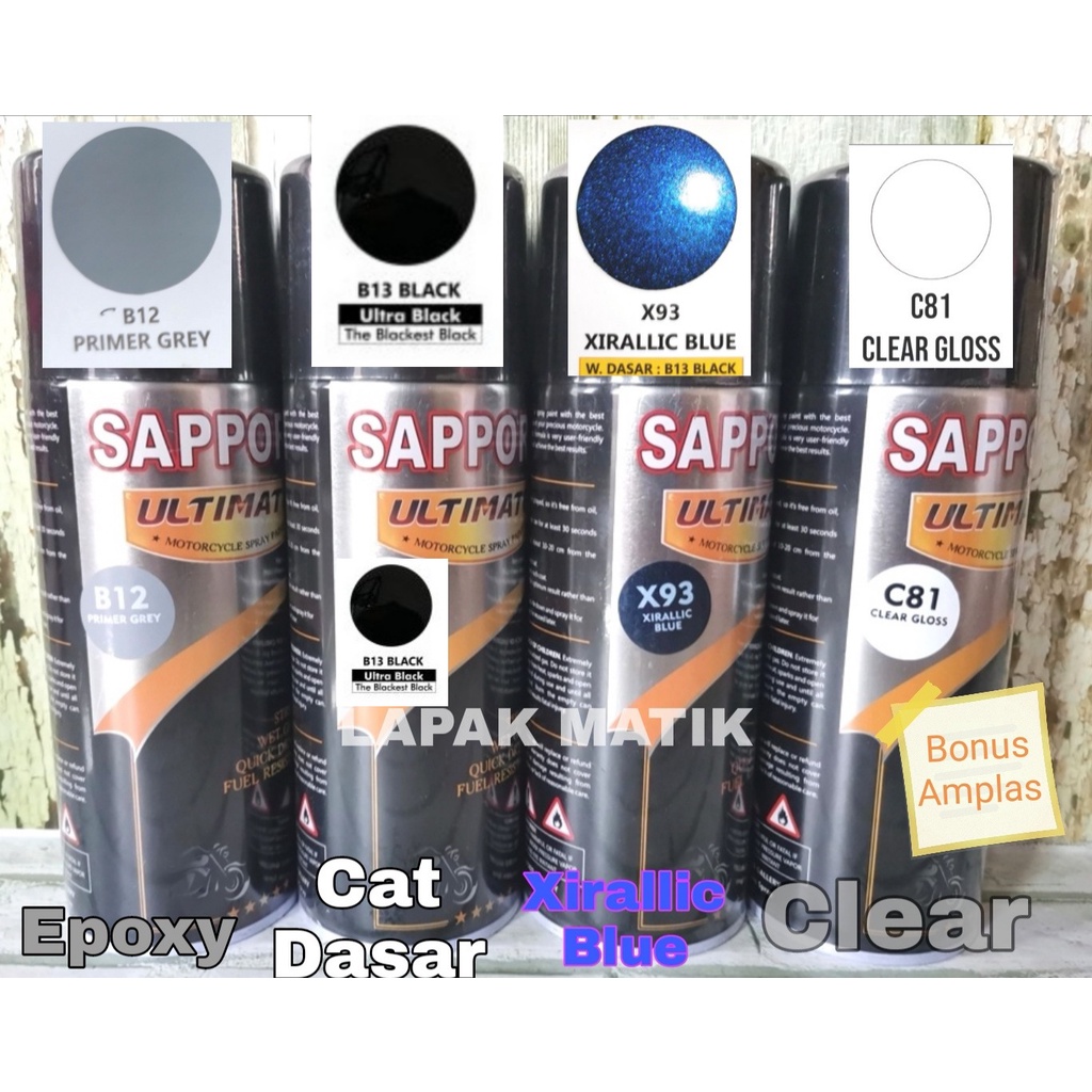 Paket Pilok Xirallic Biru Blue X93 Sapporo Ultimate