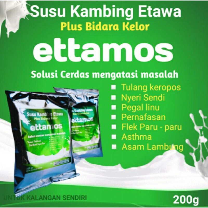 

Susu Kambing Etawa Ettamos ( Solusi Masalah Tulang Keropos )