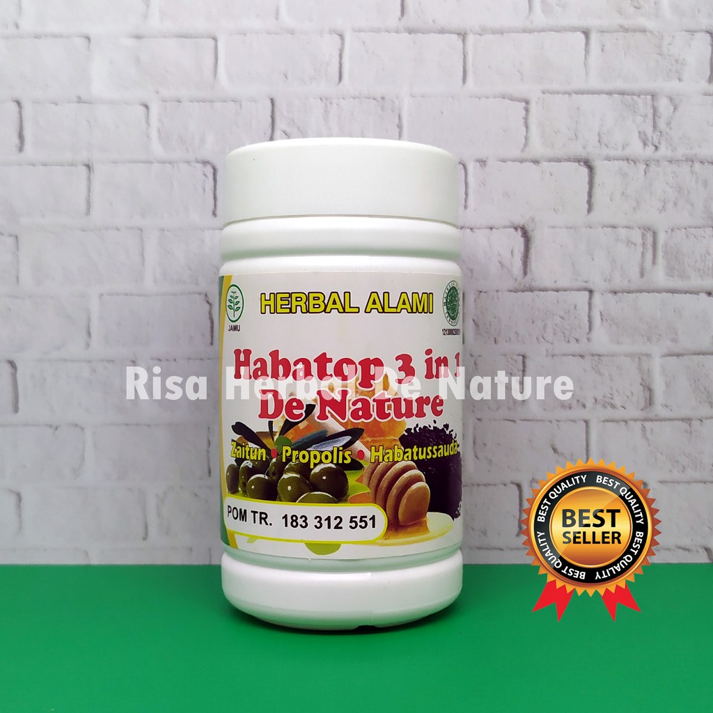 OBAT KAPSUL HABATOP 3 IN 1 DE NATURE