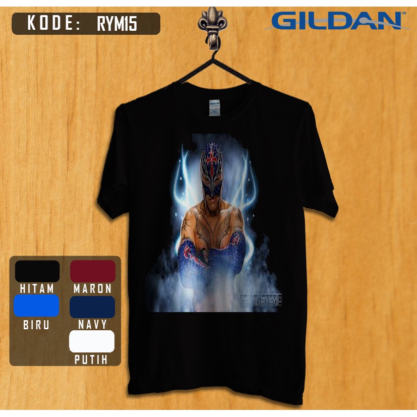 kaos smack down rey mysterio original gildan rym 15