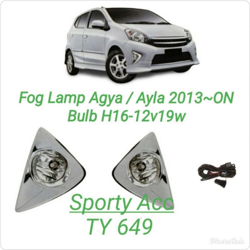 Fog Lamp Agya / Ayla 2013 ON TY649