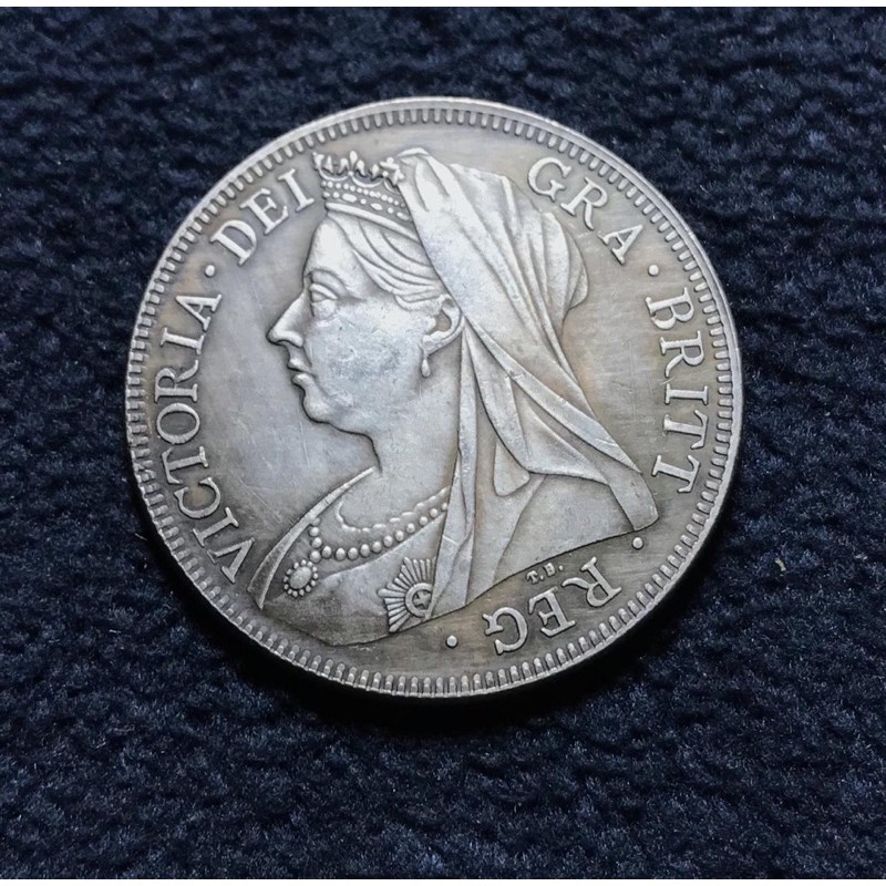 Koin Kuno Victoria Dei Gra Britt 1893 Koleksi 02