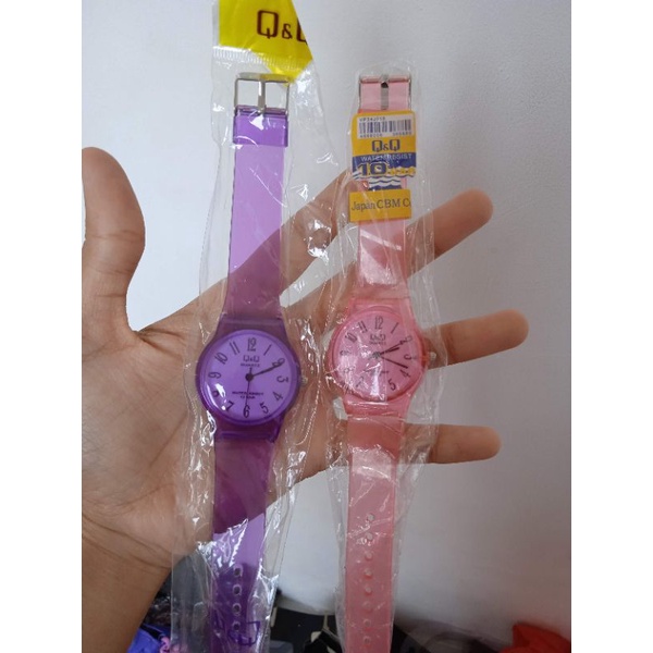 JAM TANGAN QQ WARNA TRANSPARAN MURAH