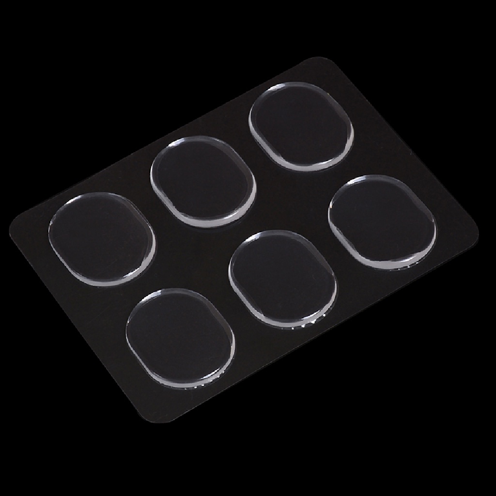 [birth] 6 Pcs Drum mute pad silicon gel muffler percussion instrument silencer practice [ID]