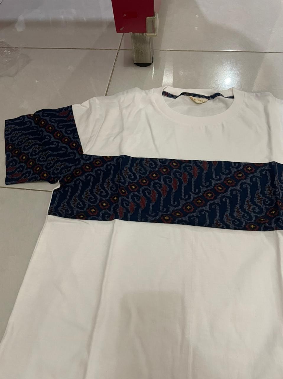 Kaos Batik Kaos Oblong Hazel Lengan Pendek Pria Wanita